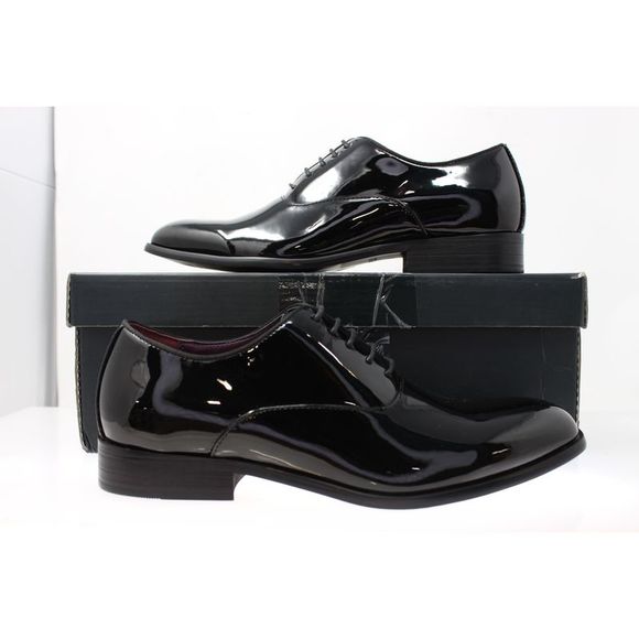 Perry Ellis Dress Shoe Black HP20311-1-010 Men's - Picture 4 of 8